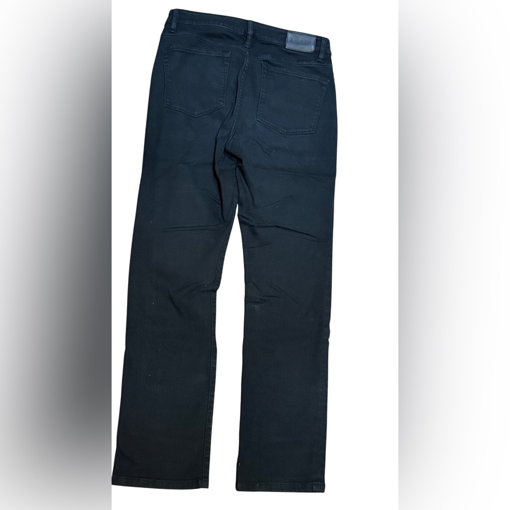 Lauren Ralph Lauren Black Modern Straight Curvy Pants Womens 8 Workwear - Picture 4 of 10